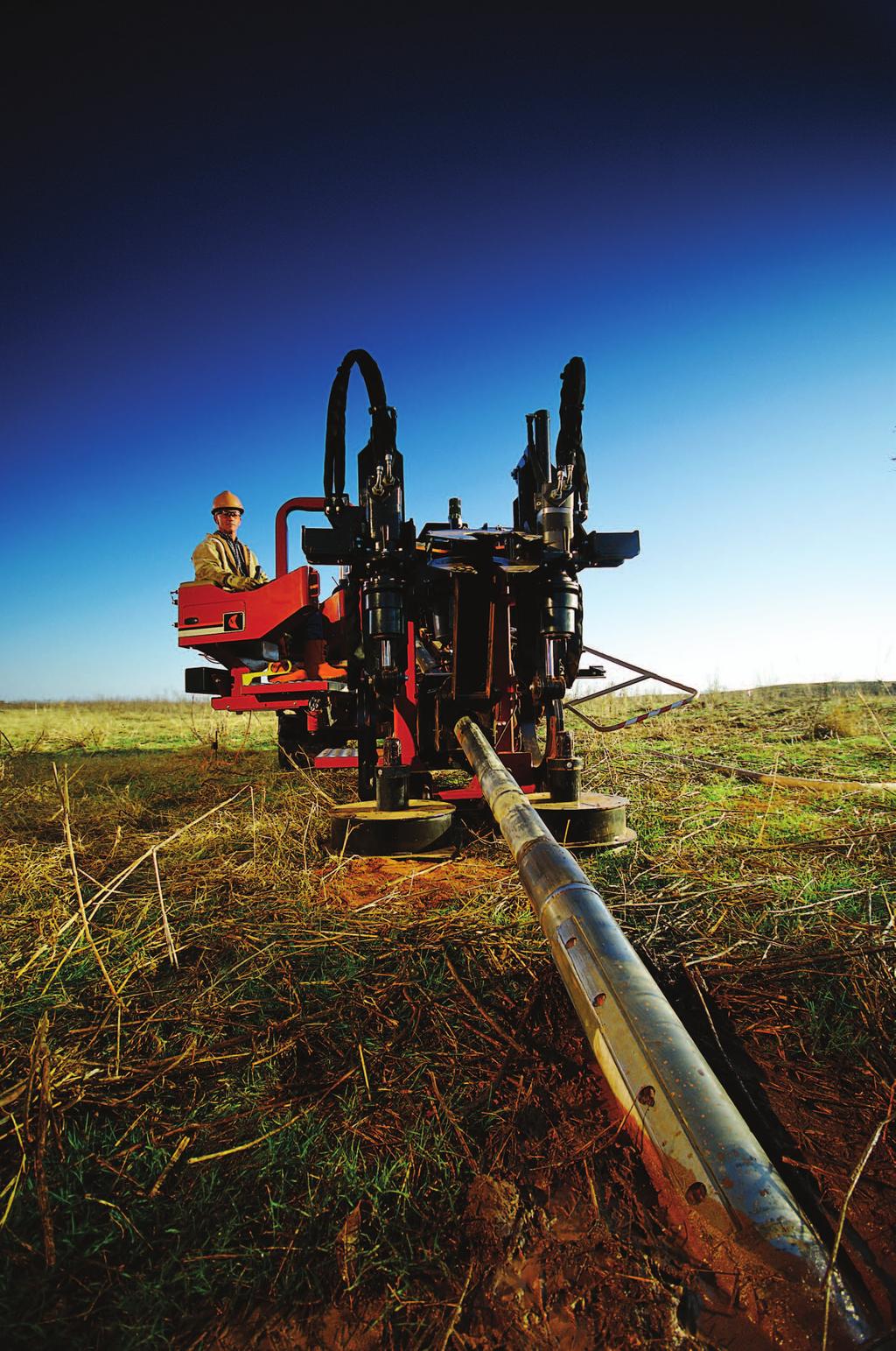 DITCH WITCH JT4020 All Terrain Directional Drill The JT4020 All Terrain HDD system can steer, drill and backream in just about any type of soil even solid rock up to 1000 feet.