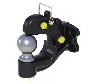 Coupling Products Standard Dual Purpose Hitch Dual Purpose Hitches accept 2" and 3" Wallace Forge Company eyes. All DPH Balls are interchangeable with SDPH Balls.