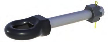 Bolt-On Drawbars Do not weld or modify. Model Coupling Products Dimensions Standard Cap. Hinged Tongue Cap. A B C D E F G.T.W. V.L.