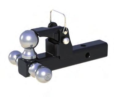 Triple Ball Hitch Forged Locking Mechanism Dual Locking Latch Please note hitch and coupling device should not be coupled during loading and off-loading stages. BPH262150 CPH262100 Ball Sizes G.T.W.