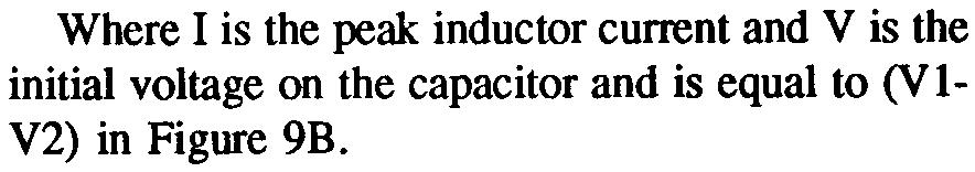 The two capacitors are effectively operating in parallel even though one is charging and the other is discharging.