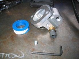 This can be used for an aftermarket coolant sensor, or a turbo coolant feed port.