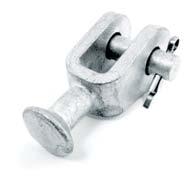 Clevis - Cast Iron Tension Rating (kn) Bolt Size Ball Size Standard Pack