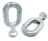 Hardware Fittings Ball Eyes - Galvanised Forged Steel Tension Rating
