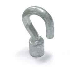 Can be attached to thimble eye bolts or standard bolts where it is