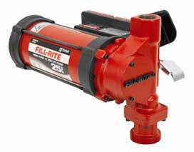 Fill Rite FR1211G This industry standard DC pump dispenses up to 15 GPM (57 LPM). The FR1211G is ideal for pumping gas, diesel fuel and kerosene. With an amp draw that s easy on your DC power source.