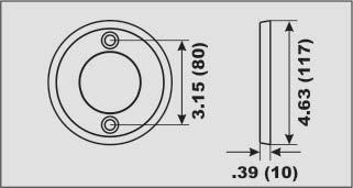 00117A Gimbal Plate - SX Weight: 0.