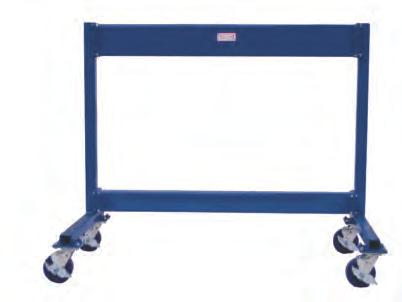 capacity casters. Two ft. carpeted bunks tilt and adjust to 12, 16 or 20 width.