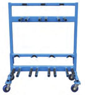 Steel Overall Dimensions: 53 x2 x5 Weight: 155 lbs SD- Rack Stores units 9 W x 2 D x 22 H SD-7