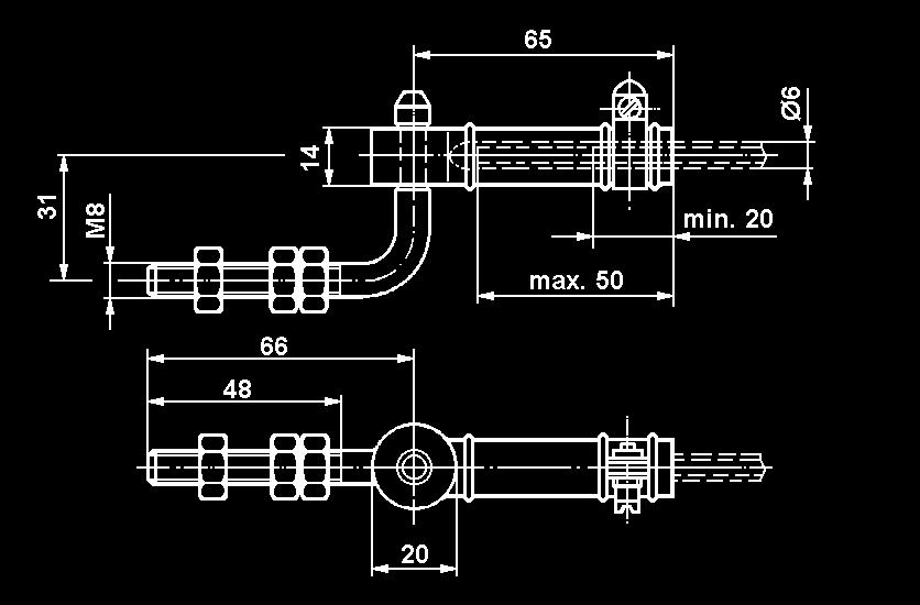 and needs to be cut to length by the user (please also refer to the section on Levelling Valve, Page 75).
