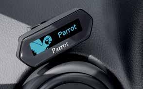 32 In-Car media Parrot MKi 9100 Bluetooth hands free phone kit Demountable blue OLED display screen, full phone number memory, ipod, iphone