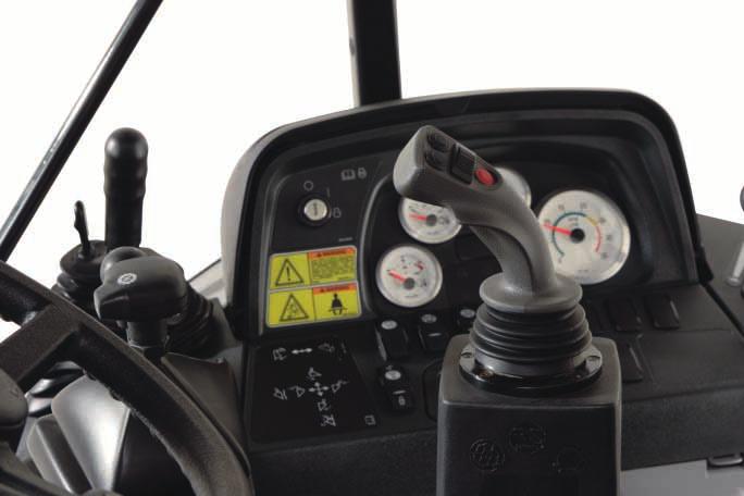The tractor s new box section mainframe features an integrated category II three-point tool carrier designed to complement a wide range of Cat and existing