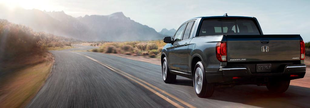 Hit the ground running. With its impressive performance, the temptation to hit the road has never been more powerful. So start planning your next adventure, because the Ridgeline is raring to go.