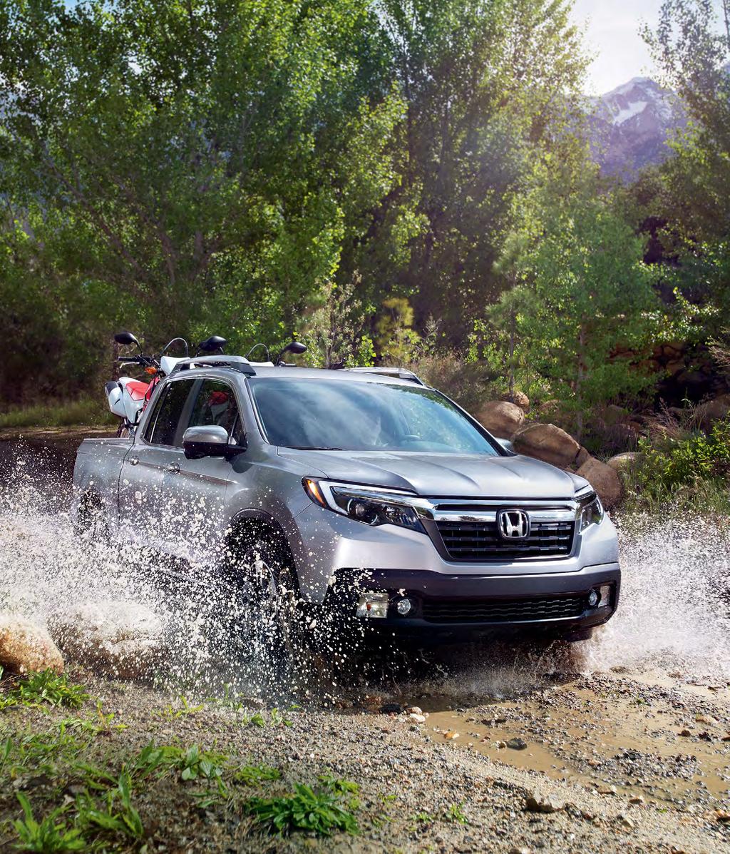 your driving conditions and the Ridgeline will optimize power output for that