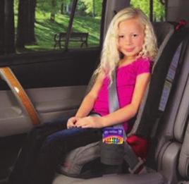 BOOSTER SEAT LAWS Booster seats are intended to provide a platform that lifts the child up off the vehicle seat in order to improve the fit of the child in a three-point adult safety belt.