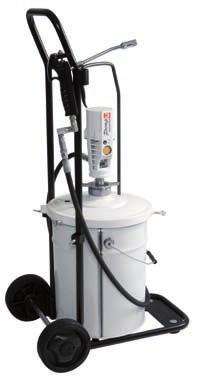 030 PM3 air operated greaser with drum trolley with base, for 20 kg pails Includes: 424 170.