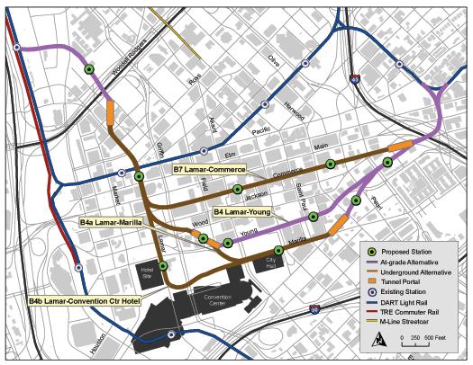 Downtown Dallas Transit Study D2 Planning