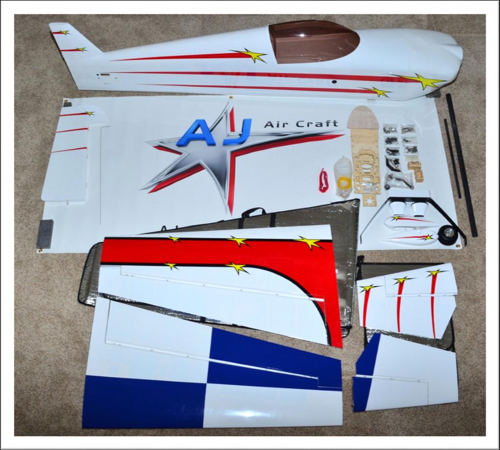 Congratulations AJ Aircraft thanks you for the purchase of this airplane. Top grade materials and precision assembly has gone into this to make this a top quality aircraft.