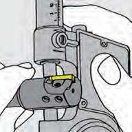 and adjusting wedge. 2. Turn torx screw or clamping (as shown).