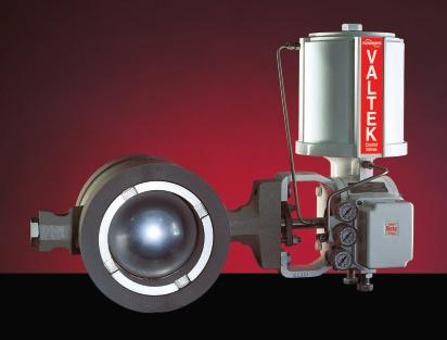 Valtek ShearStream Ball Valve An 8-inch ShearStream ball valve with a size 50 actuator The Valtek ShearStream is a 'rugged' throttling ball valve designed to overcome the problems of harsh, fibrous