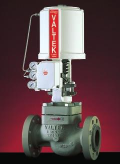 Valtek Mark One Globe Valve The Mark One comes standard with spring cylinder-actuator and an accurate, four-way positioner.