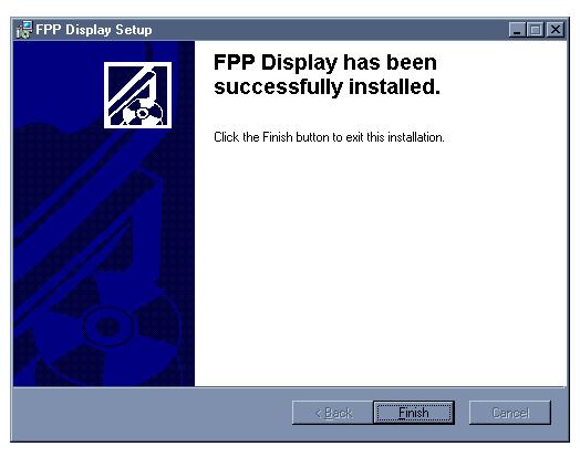 TSG-416 ENGINE CONTROLS - PRELIMINARY You will see an Installation Success screen when the software