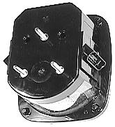 T-E-GR52912 3 Stud GMC 12V Torsion Mount Lamp Junction box with quick splice or ring connectors Lens 5.75" Wide 6.75" High Housing 2.875" Deep RH Part No.