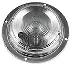 136 Model 26 Bulb Replaceable License Plate/Courtesy Lamp Chrome plated brass housing Snap fits into 1.