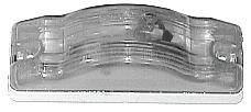 110 5 7 /8" GROTE CLEARANCE LIGHTS 5 1 /4" 4 1 /2" 2" 2 1 /8" 2 1 /8" Holes on 3" centers Sealed Multi-Function Sentry Lamp Duramold High impact base Polycarbonate lens Plug-in pigtail (not