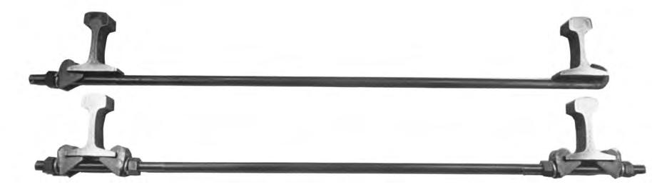 GAGE RODS Gage Rods are designed for installation at weak points in track, sharp curves, switches, bad ties, temporary track, areas with poor ballast, etc.