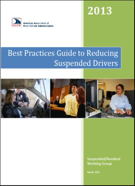 Background Driver s license suspensions have been used for decades as to reduce crashes and as punitive measure to address poor driving behavior.