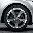 iii Wheels 17" wheels 225/45 all-season tires Standard on A3 Sportback.