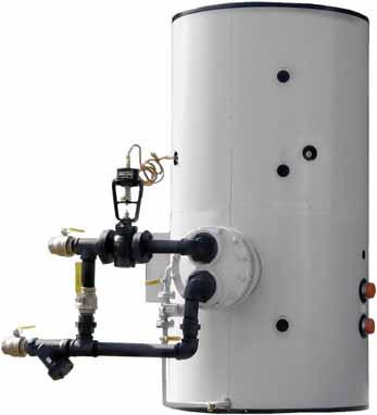 Horizontal or Vertical Jacketed & Insulated Lochinvar s Hot Water Generator Systems are ideal when boiler capacity is sufficiently sized to cover potable hot water demand and provide source water for
