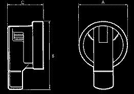Dimension A ; distance from outside of door to underside of interlock lug is shown below:- A.0.0.0.0 7.0 8.0 SHAFT LENGHT (MM) 00 00 00 00 00 00 B MAX.