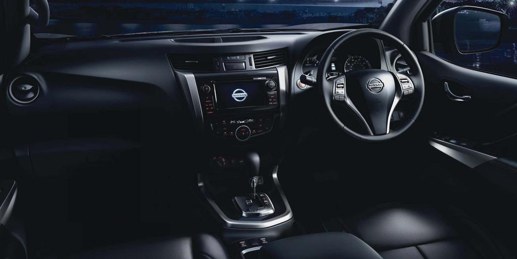 INNOVATION AT YOUR FINGERTIPS. The new NAVARA cabin is packed full of the innovative technology seen on Nissan s market-leading Crossover range*.