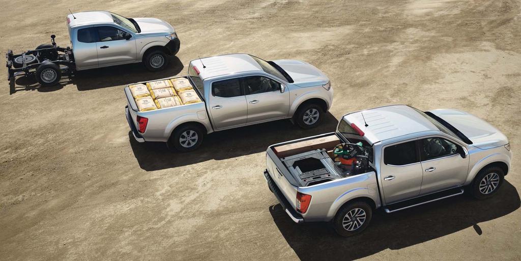 WEIGH YOUR OPTIONS. The new Nissan NAVARA meets the needs of businesses with a diverse range of vehicles.