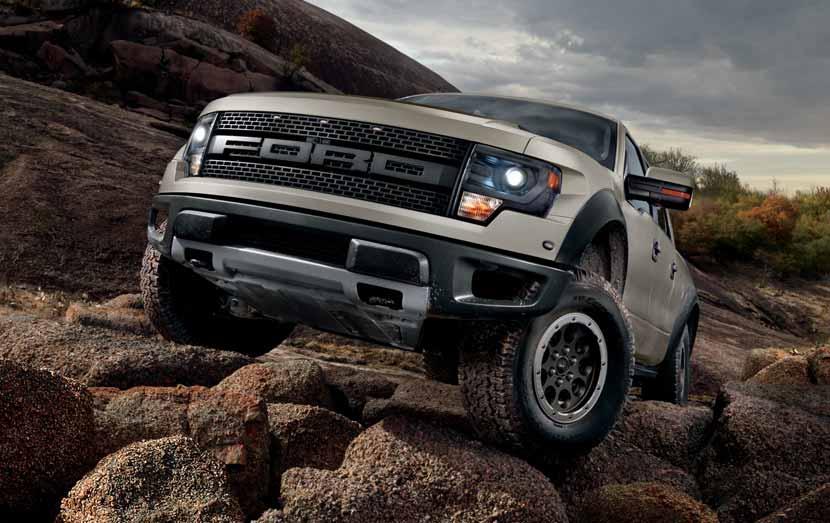 Built Ford Tough with rugged underpinnings, every F-50 starts with a double-wishbone, coil-over-shock, independent front suspension including gas shock absorbers and two-stage, variable-rate rear