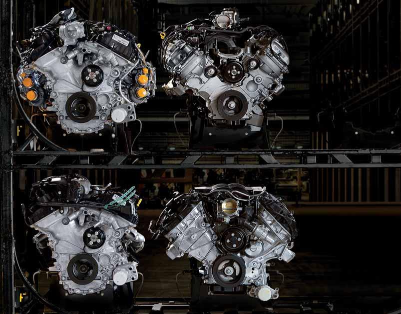 3.5L EcoBoost/ 6-Speed Automatic (left) 365 hp @ 5,000 rpm 420 lb.-ft. torque @ 2,500 rpm 6.2L V8/6-Speed Automatic 5 (right) 4 hp @ 5,500 rpm 434 lb.-ft. torque @ 4,500 rpm 3.