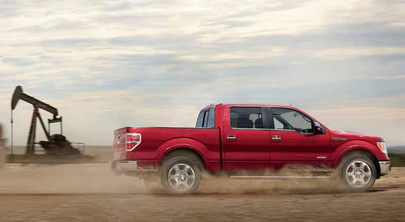 Best-in-Class Torque Towing Payload F-50 equipped with our 3.5L EcoBoost direct-injection twin-turbo engine delivers a best-in-class mix of torque, capability and fuel economy.