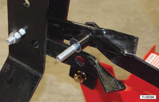 Position the back braces on the outside of the break link