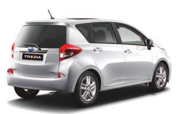 To all intents and purposes the Subaru Trezia is a