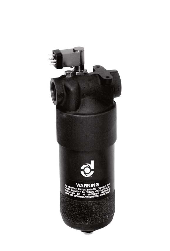 DT-35 In-Line Hydraulic Filter Features The DT-35 T-type ported series offers flows to 5 gpm with 3 bypass options and conforms to the HF3 automotive standard.