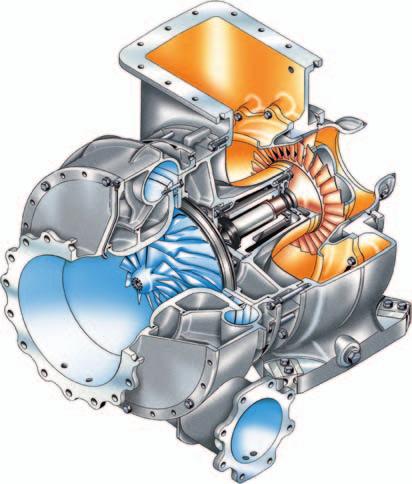 TPR For 4-stroke diesel engines used on heavy-duty locomotives. The TPR turbocharger platform was developed for 4-stroke diesel engines with outputs of 1,500 to 3,500 kw.