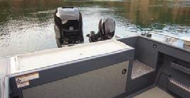 UPGRADES AND OPTIONS The following upgrades and options are available on all Hewescraft boats, except where noted: ANCHOR ROLLER: Welded, aluminum 5/8" max rope diameter N/A on Pacific Cruiser,