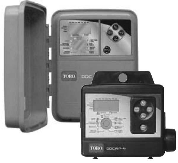 TORO CONTROLLERS DDCWP SERIES An economical battery powered controller in a waterproof case designed for a variety of landscaping applications and installation environments requiring 2 to 8 stations.