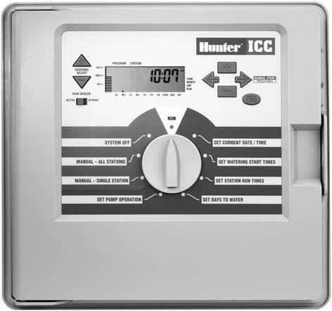 Residential Controllers Features & Benefits Easy program entry for installers and end-users 3 programs (A,B,C) with multiple start times 365 day calendar Rain sensor bypass Large wiring compartment