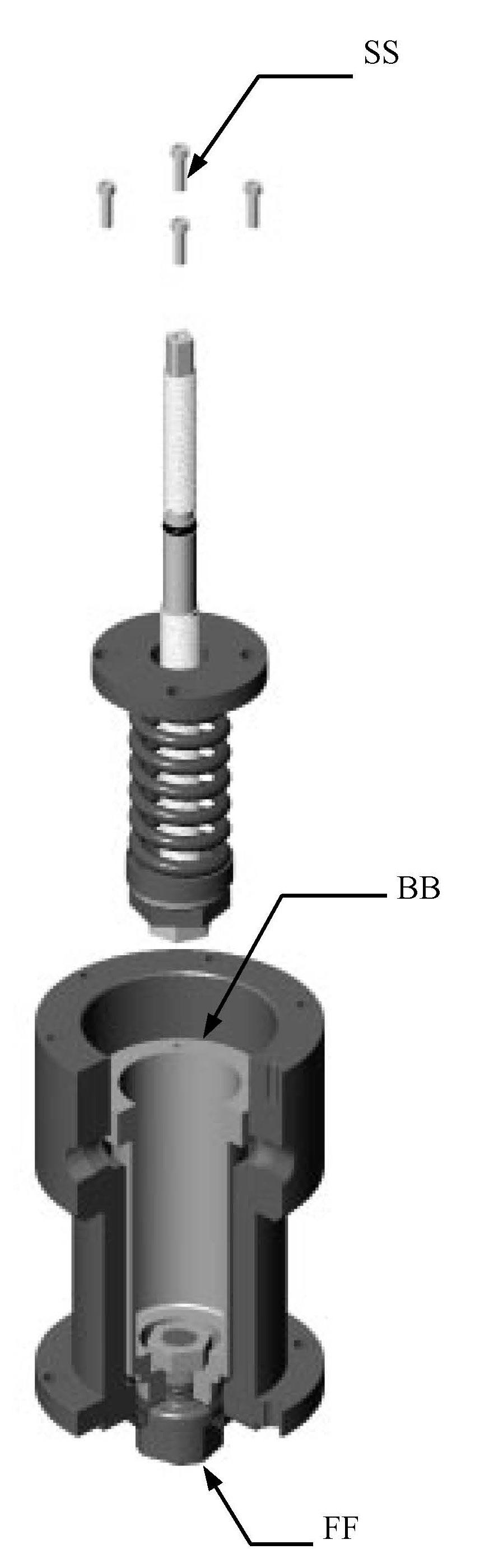 Step 18. Slide O-ring 108 (HH) in adjusting screw (JJ). Place left hand nut (KK) at the bottom part of the adjusting screw (JJ).
