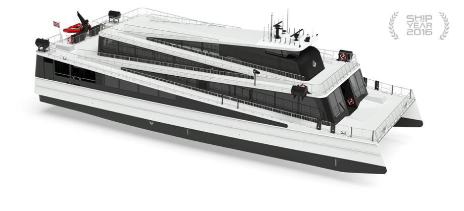 Hybrid Powered Ferry-Vision of the Fjord The first carbon fibre battery-hybrid passenger ferry