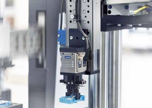 SCHUNK solution For this high-speed application, in view of the required cycle time and adjustable gripping force, a SCHUNK Pick & Place unit is used with up to 110 picks per minute.