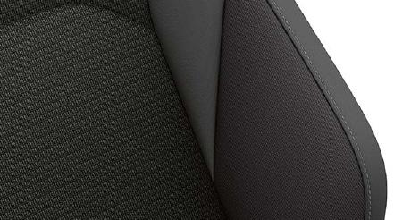Upholstery "Sideways" cloth Titan Black (TO) Standard on Basis models "Alcantara/Vienna" cloth & leather Titan Black